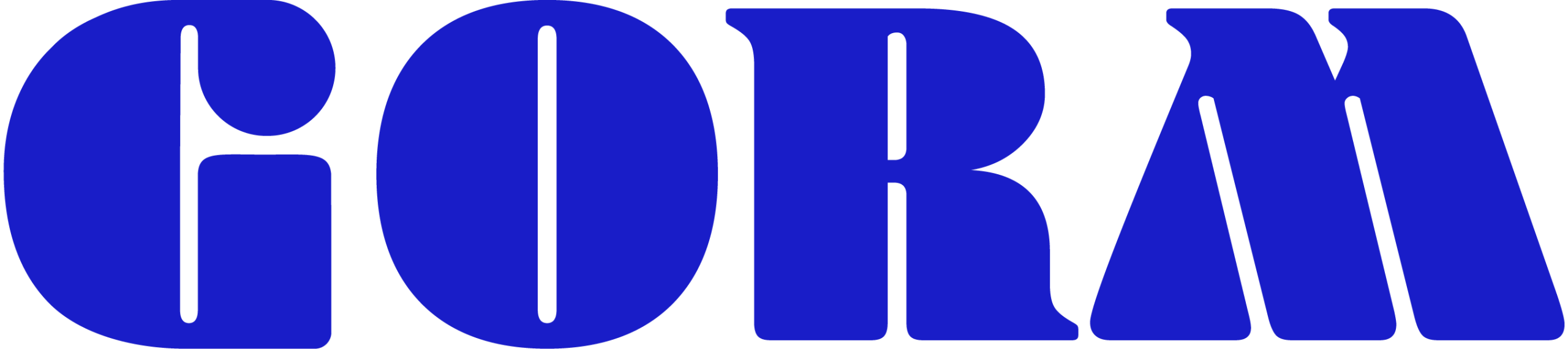 GORM Media Logo in Blue font.